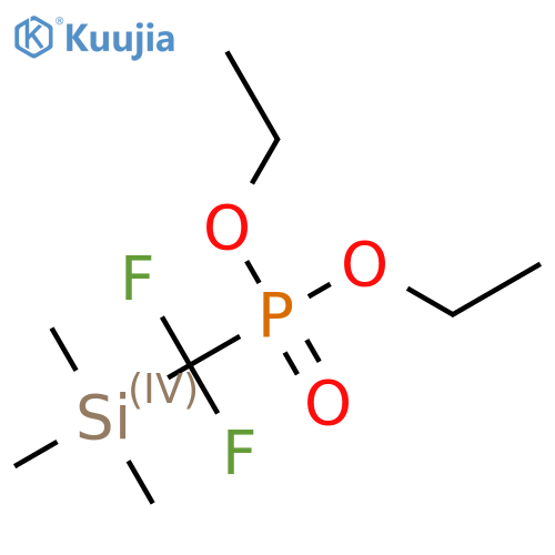 [Diethoxyphosphoryl(difluoro)methyl]-trimethylsilane structure