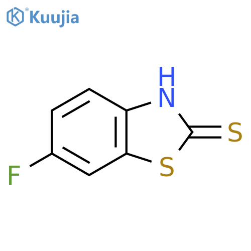 6-Fluoro-2-mercaptobenzothiazole structure