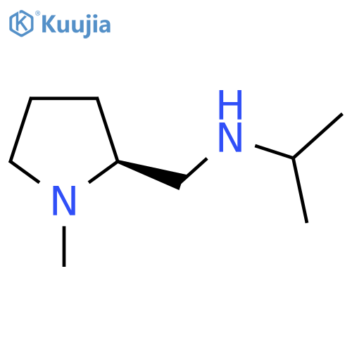 Isopropyl-((S)-1-methyl-pyrrolidin-2-ylmethyl)-amine structure