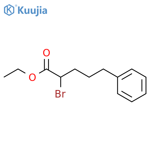 Ethyl 2-bromo-5-phenylpentanoate structure