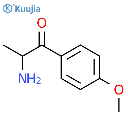 2-amino-1-(4-methoxyphenyl)propan-1-one structure