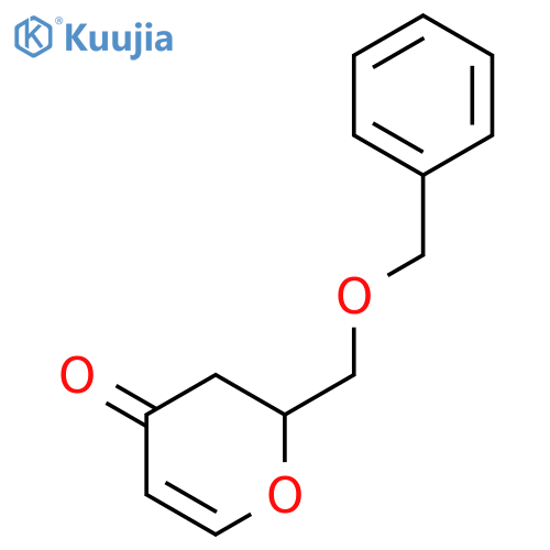 2-(benzyloxy)methyl-3,4-dihydro-2H-pyran-4-one structure