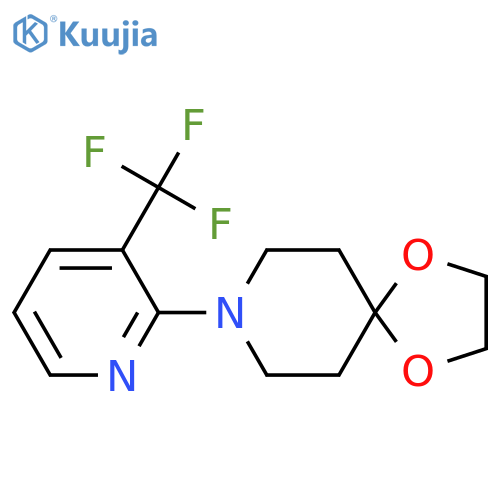 8-(3-(Trifluoromethyl)pyridin-2-yl)-1,4-dioxa-8-azaspiro4.5decane structure