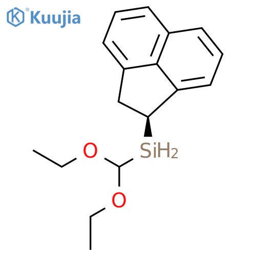 Silane, [(1S)-1,2-dihydro-1-acenaphthylenyl]diethoxymethyl- structure