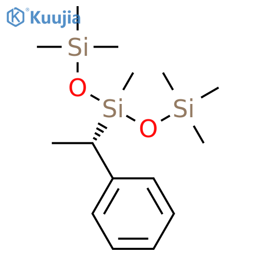 TRISILOXANE, 1,1,1,3,5,5,5-HEPTAMETHYL-3-[(1S)-1-PHENYLETHYL]- structure