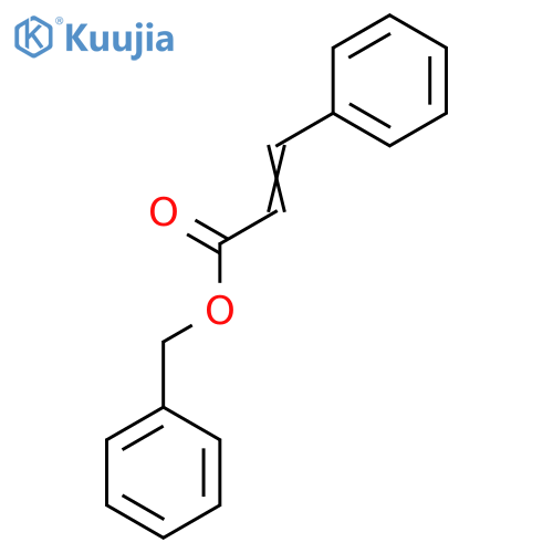 2-Propenoic acid, 3-phenyl-, phenylmethyl ester structure
