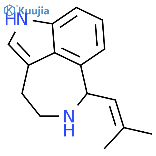 1H-Pyrrolo[4,3,2-ef][2]benzazepine,3,4,5,6-tetrahydro-6-(2-methyl-1-propen-1-yl)-, (6R)- structure