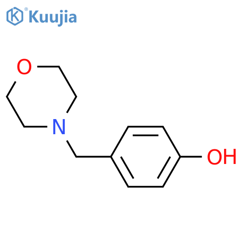 4-(morpholin-4-yl)methylphenol structure
