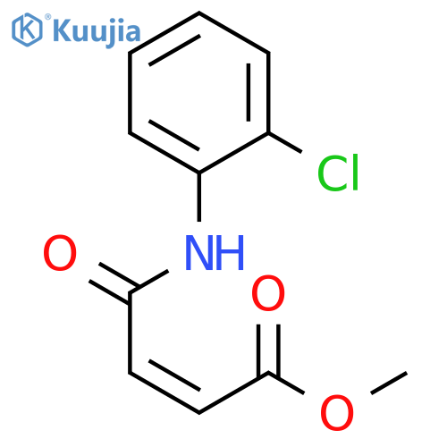 2-Butenoic acid, 4-[(2-chlorophenyl)amino]-4-oxo-, methyl ester, (Z)- structure
