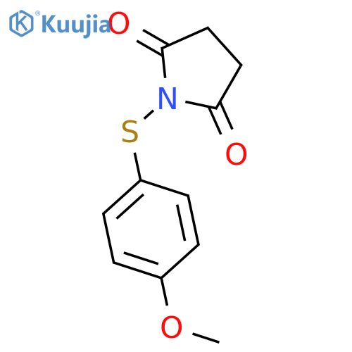 2,5-Pyrrolidinedione, 1-[(4-methoxyphenyl)thio]- structure