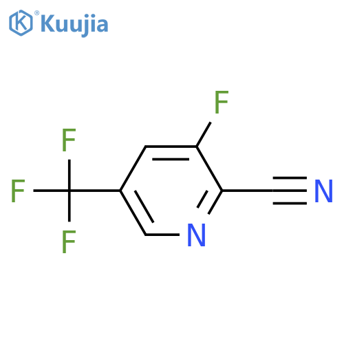 3-Fluoro-5-(trifluoromethyl)pyridine-2-carbonitrile structure