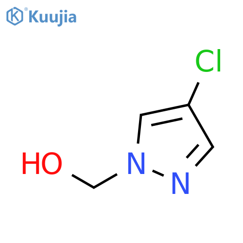 (4-chloro-1H-pyrazol-1-yl)methanol structure