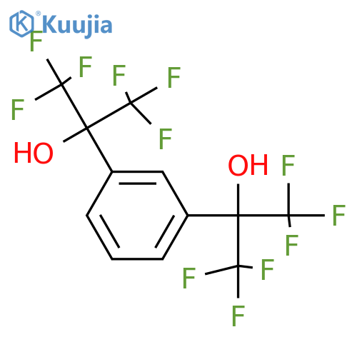 1,3-Bis(2-hydroxyhexafluoroisopropyl)benzene structure