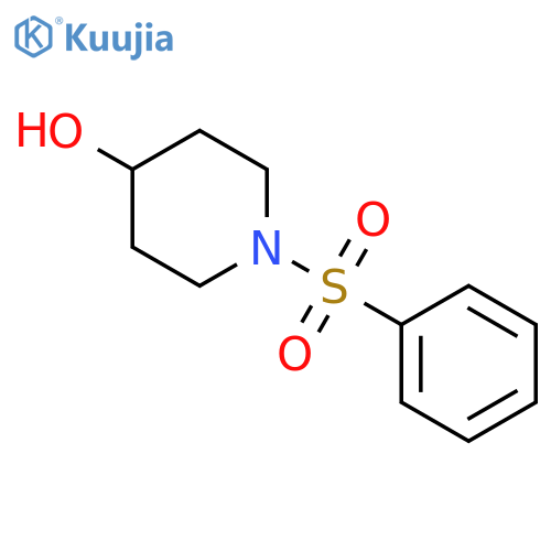 4-PIPERIDINOL, 1-(PHENYLSULFONYL)- structure