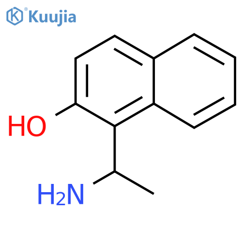 1-(1-aminoethyl)naphthalen-2-ol structure