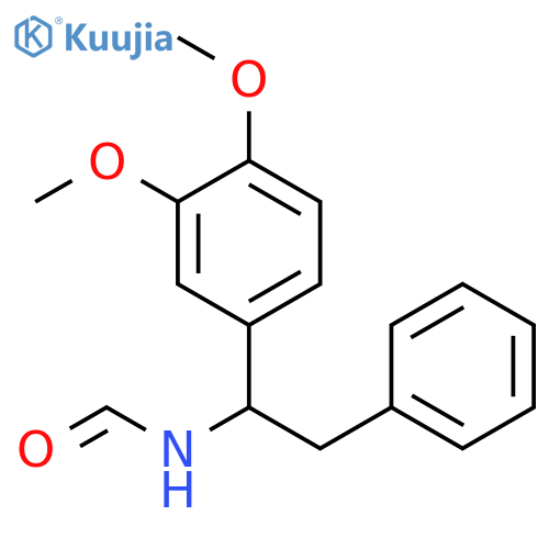 Formamide, N-[1-(3,4-dimethoxyphenyl)-2-phenylethyl]- structure