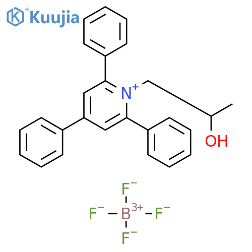 Pyridinium, 1-(2-hydroxypropyl)-2,4,6-triphenyl-, tetrafluoroborate(1-) structure