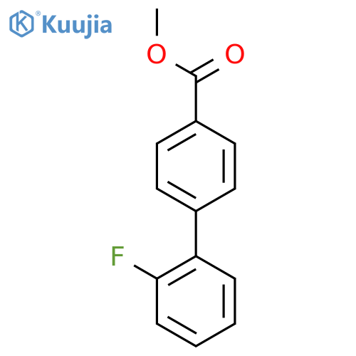 2'-fluoro-biphenyl-4-carboxylic acid methyl ester structure
