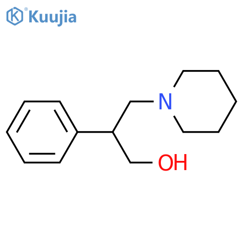 2-Phenyl-3-piperidin-1-yl-propan-1-ol structure