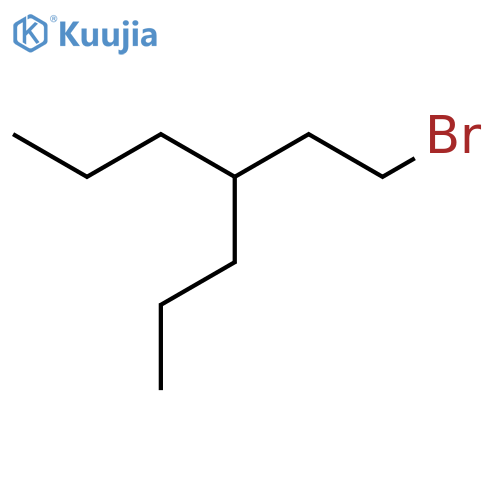 4-(2-Bromoethyl)heptane structure