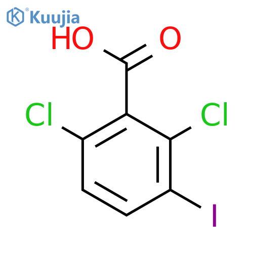 2,6-dichloro-3-iodoBenzoic acid structure