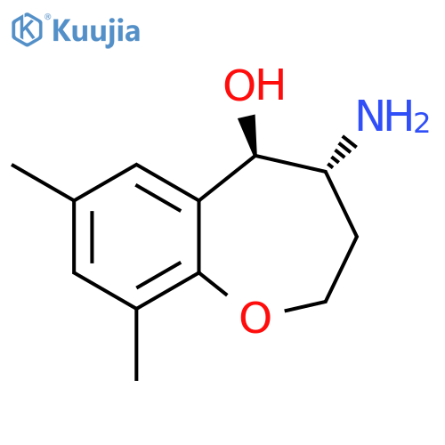 1-Benzoxepin-5-ol,4-amino-2,3,4,5-tetrahydro-7,9-dimethyl-,trans-(8CI) structure