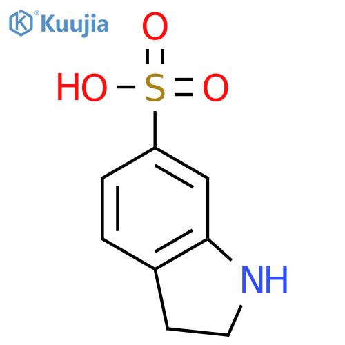 2,3-dihydro-1H-indole-6-sulfonic Acid structure