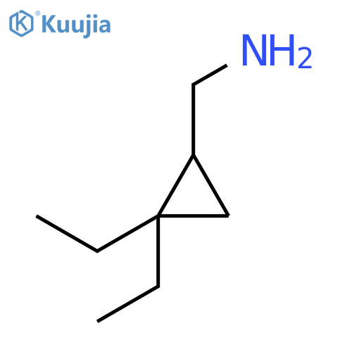1-(2,2-diethylcyclopropyl)methanamine structure