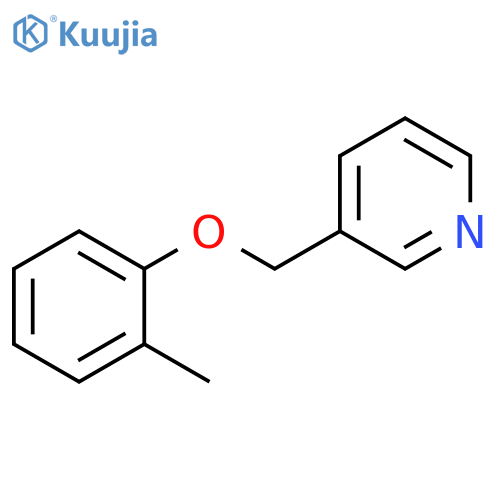 3-(2-methylphenoxy)methylpyridine structure