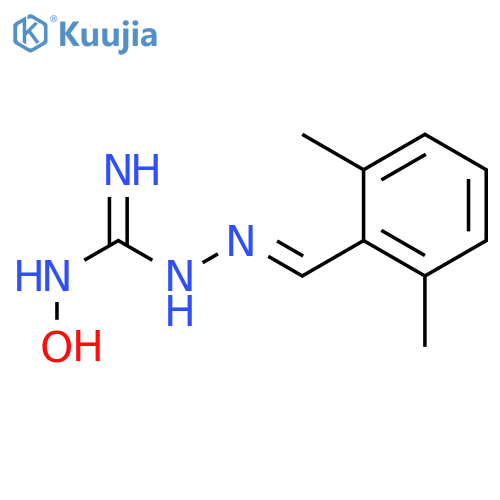 Hydrazinecarboximidamide,2-[(2,6-dimethylphenyl)methylene]-N-hydroxy- structure