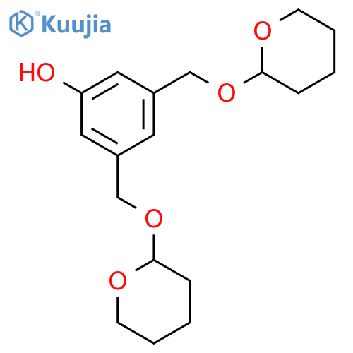 PHENOL, 3,5-BIS[[(TETRAHYDRO-2H-PYRAN-2-YL)OXY]METHYL]- structure