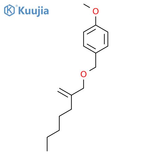 BENZENE, 1-METHOXY-4-[[(2-METHYLENEHEPTYL)OXY]METHYL]- structure