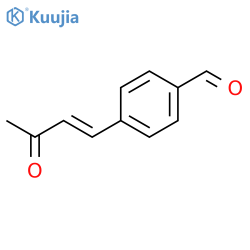 Benzaldehyde, 4-[(1E)-3-oxo-1-butenyl]- structure