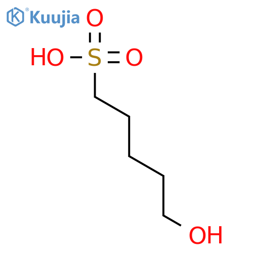 1-PENTANESULFONIC ACID, 5-HYDROXY- structure