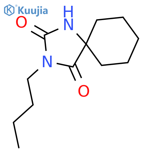 1,3-Diazaspiro[4.5]decane-2,4-dione, 3-butyl- structure