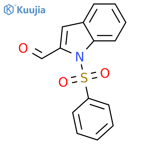 1-(benzenesulfonyl)-1H-indole-2-carbaldehyde structure