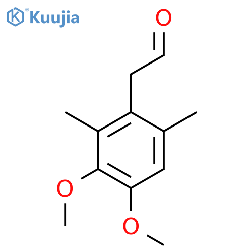 2-(3,4-Dimethoxy-2,6-dimethylphenyl)acetaldehyde structure