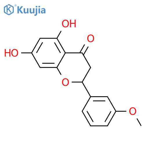 3',5,7-Trihydroxyflavanone; (S)-form, 3'-Me ether structure