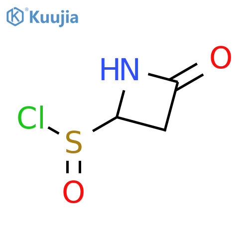 4-Oxoazetidine-2-sulfinyl chloride structure