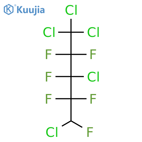 PENTANE, 1,1,1,3,5-PENTACHLORO-2,2,3,4,4,5-HEXAFLUORO- structure