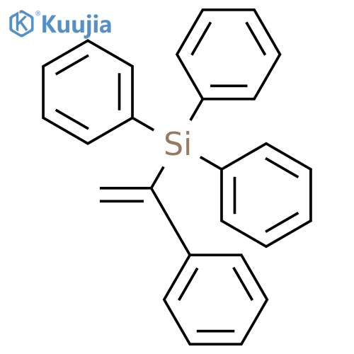 Silane, triphenyl(1-phenylethenyl)- structure