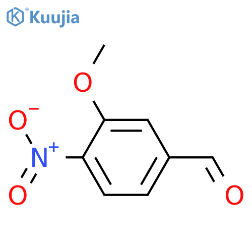 3-Methoxy-4-nitrobenzaldehyde structure