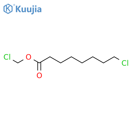 Octanoic acid, 8-chloro-, chloromethyl ester structure