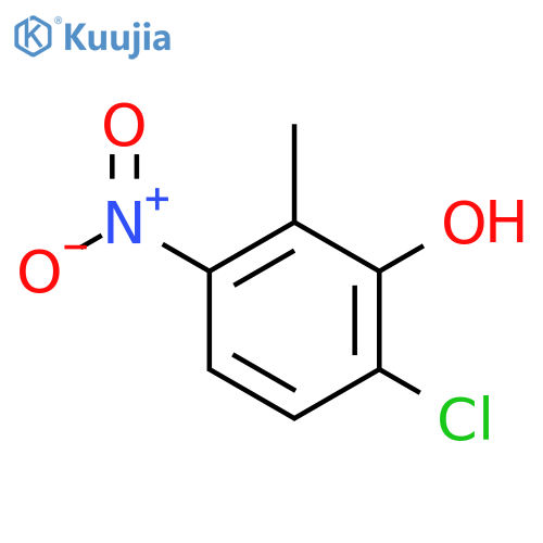 6-Chloro-2-methyl-3-nitrophenol structure