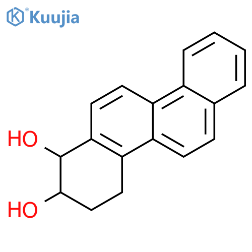(1S,2S)-1,2,3,4-tetrahydrochrysene-1,2-diol structure