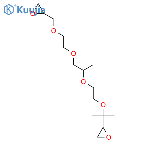 Oxirane,2,2'-(6,?,?-trimethyl-2,5,8,11-tetraoxadodecane-1,12-diyl)bis- (9CI) structure