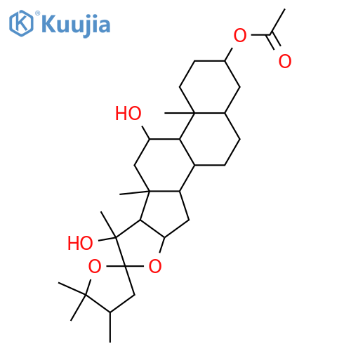 22,25-Epoxy-24-methylfurostane-3,11,20-triol; (3α,5α,11β,16β,20R,22S,24S)-form, 3-Ac structure