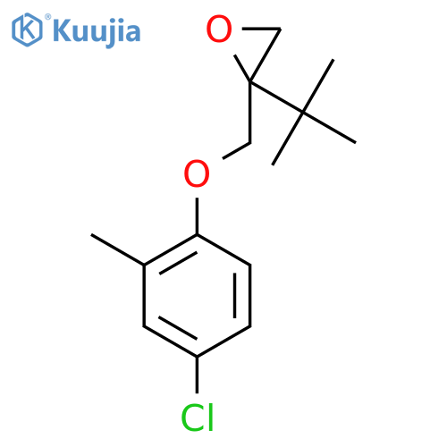 Oxirane, 2-[(4-chloro-2-methylphenoxy)methyl]-2-(1,1-dimethylethyl)- structure