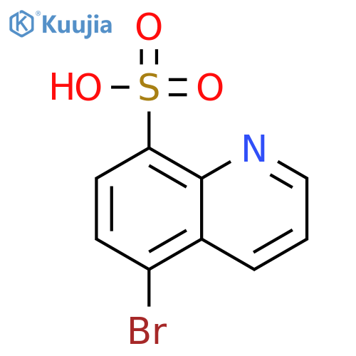 8-Quinolinesulfonicacid, 5-bromo- structure