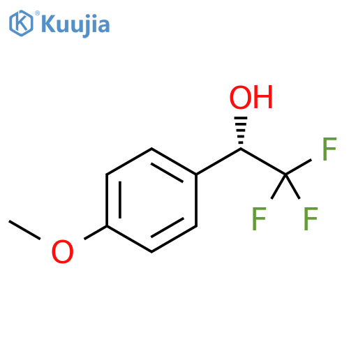(1S)-2,2,2-trifluoro-1-(4-methoxyphenyl)ethan-1-ol structure